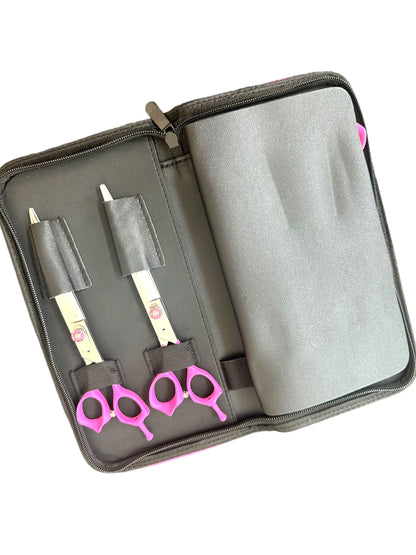 Professional Dog Grooming Scissors Set – Straight, Thinning, Curved & Chunker