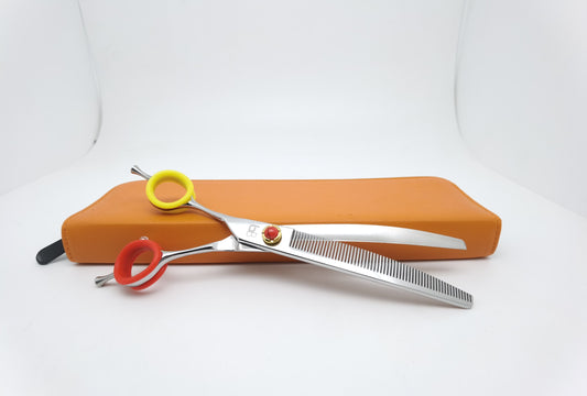BBold 7.0" Silver Thinning Shear – Precision Blending with Bright, Playful Accents