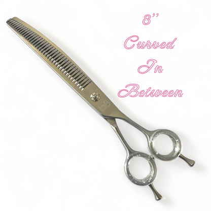 8.0" Curved Chunker Shears – Professional Grooming Scissors