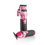 BaBylissPRO® LimitedFX Pink Camo Metal Lithium Clipper and Trimmer Gift Set