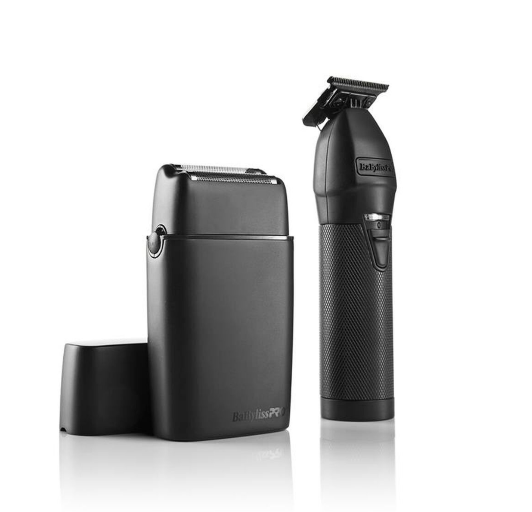 BaBylissPRO® LimitedFX Matte Black Trimmer and Double-Foil Shaver Gift Set