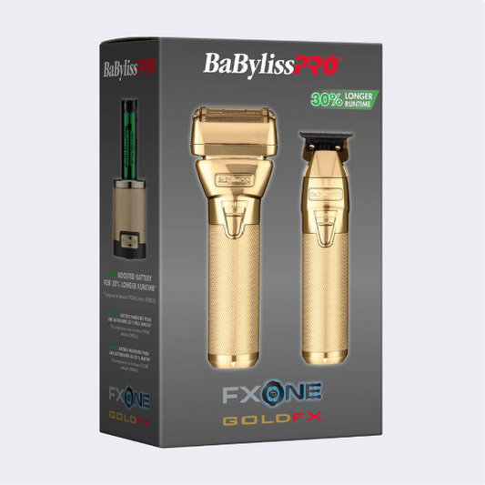 BaBylissPRO® Limited Edition FXONE GoldFX All-Metal Trimmer & Shaver Prepack
