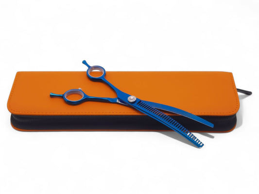 Professional Dog Grooming Scissors – Chunker, 7.5″ Curved LEFT