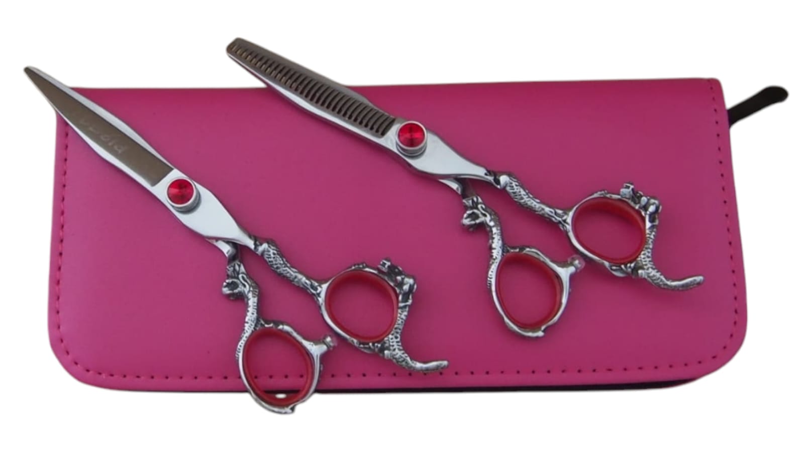 Bbold 7.5” Grooming Shear Set – Straight & Thinning Shears (Silver Fin ...