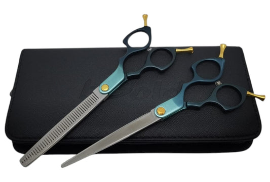 Professional Hair Cutting Scissors Set – 6.5″ | Straight & Thinning Shears