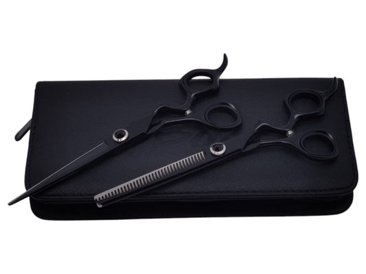 Professional Hair Cutting Scissors Set – 6.5″ | Straight & Thinning Shears