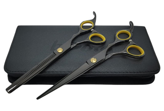 Professional Hair Cutting Scissors Set – 6.5″ | Straight & Thinning Shears
