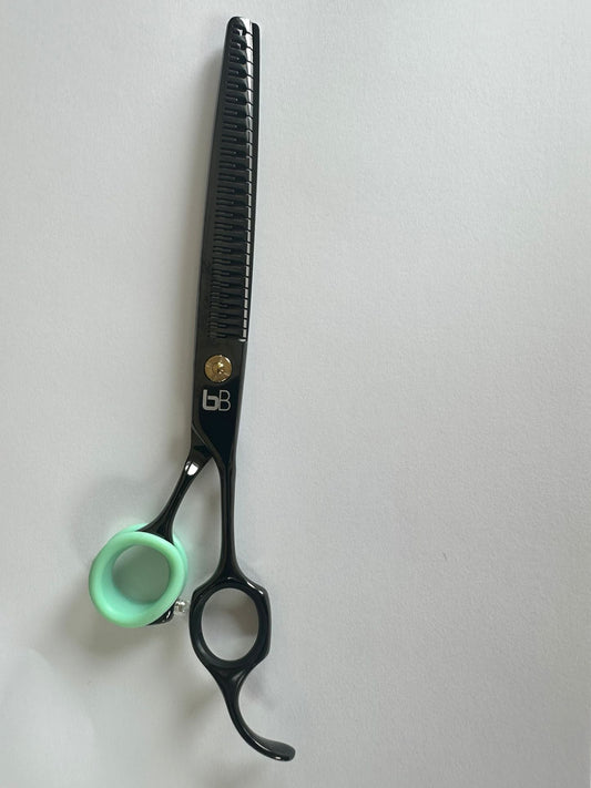 Professional Dog Grooming Scissors – Straight, 7.5″ Eraser | 23 Teeth | 80% Thinning