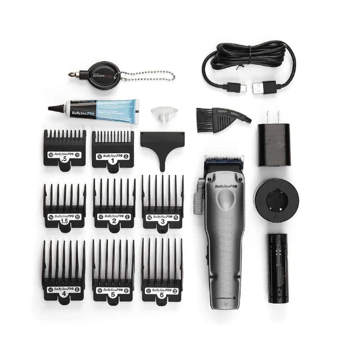 BaBylissPRO FXONE Lo-ProFX Limited Edition Matte Gray Clipper & Trimmer Combo – FX829 & FX729