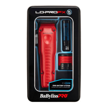 BaBylissPRO FXONE Lo-ProFX Limited Edition Matte Red Clipper and Trimmer