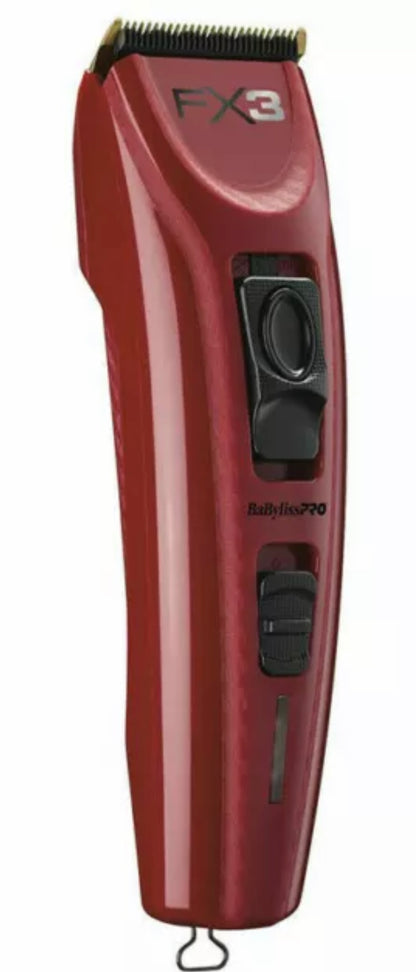 BaBylissPRO FX3 Cordless Hair Clipper – #FXX3C (110–220V)
