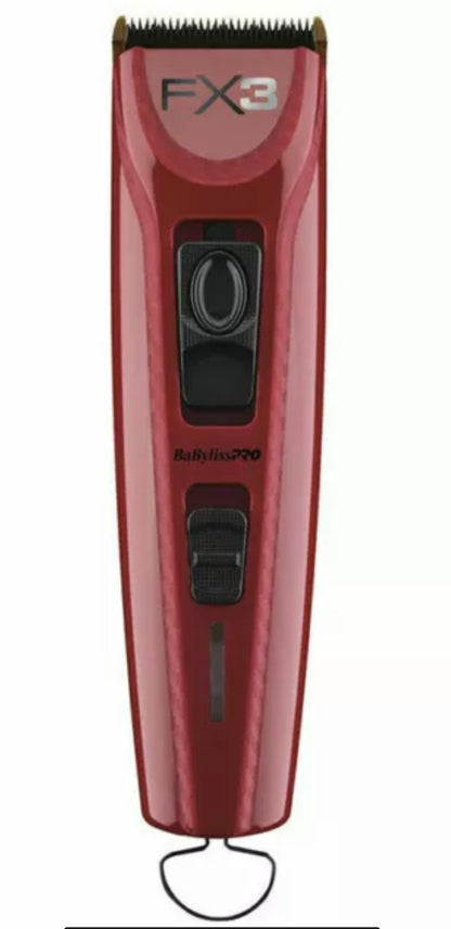 BaBylissPRO FX3 Cordless Hair Clipper – #FXX3C (110–220V)