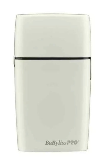 Babyliss Pro FOILFX02 White Cordless Double Foil Shaver 110-220 Volts FXFS2W