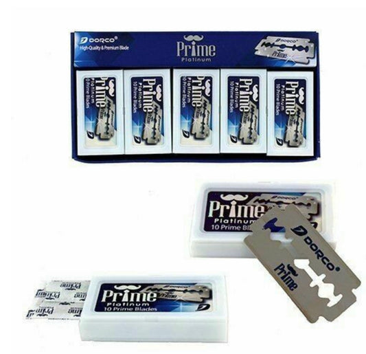 Dorco Prime Platinum Double Edge Blades – 1,000 Pack (STP-301)