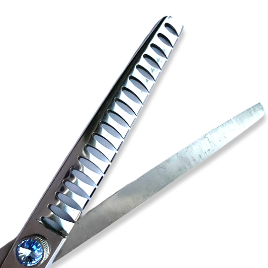 Professional Dog Grooming Scissors – Chunker, 7.0″ | Swivel Handle